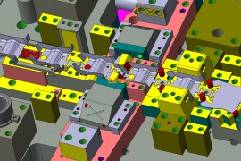 冲压汽车模具结构图纸0026