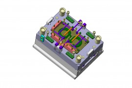 塑胶模具设计结构图纸0163