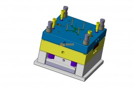 塑胶模具设计结构图纸0176