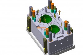 塑胶模具设计结构图纸0103