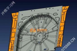 汽车件钣金产品图纸0024