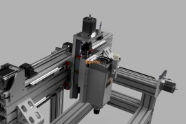 数控镂铣机;-雕刻机-3D模型