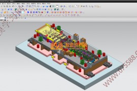 五金汽车模具结构图纸0071