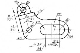 机械制图教程—1-4平面图形的分析与画法（图文教程）
