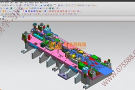五金汽车模具结构图纸0045