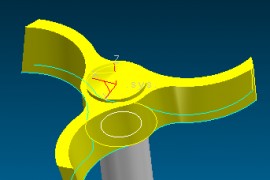 CAXA CAM制造工程师：五轴扇轮加工