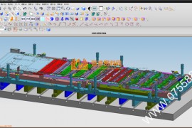 五金汽车模具结构图纸0002