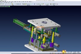 油缸带动齿条脱螺纹模具02