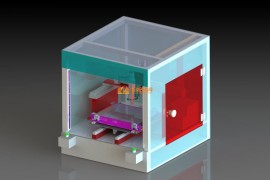 LED灯架自动锁螺丝及贴标识集成线