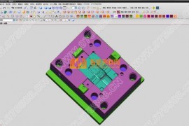 塑胶模具设计全套图纸0021