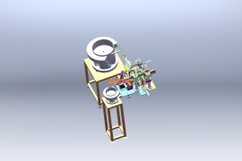 振动盘直振分料结构大全