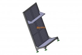 单面物料整理架