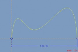 Pro/E软件如何精确控制样条曲线标注尺寸方法