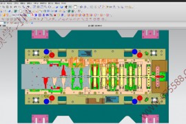 五金汽车模具结构图纸0027