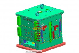 塑胶汽车模具设计结构图纸0005