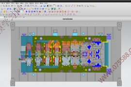 五金汽车模具结构图纸0074