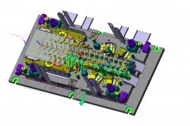 大型汽车产品一出二钢板模