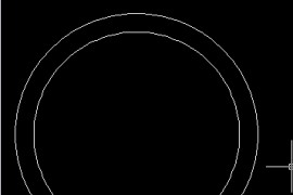 CAD孤岛填充填充圆环