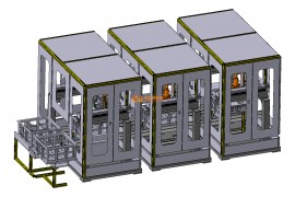 锂电池注液孔激光自动封孔机