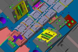 冲压汽车模具结构图纸0017