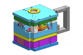 塑胶模具设计全套图纸0285