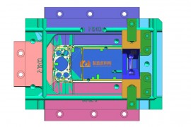 塑胶模具分模图纸0051