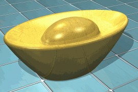 AutoCAD绘制金元宝（图文教程）