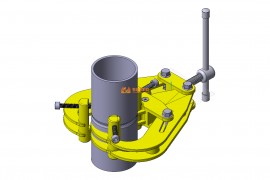 管道焊接夹具三维模型