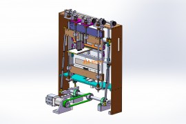 包装机用大包装纵封机构*