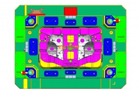 塑胶汽车模具设计结构图纸0008