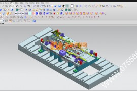 五金汽车模具结构图纸0006
