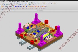 五金汽车模具结构图纸0041