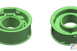 塑胶模具设计:经典行位中带斜行位结构解析新