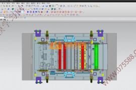 五金汽车模具结构图纸0052