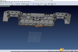 形状复杂的支架（PROE设计）
