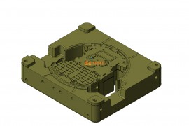 塑胶模具设计结构图纸0166