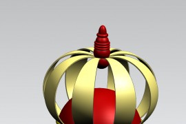 用UG软件来建立一个皇冠