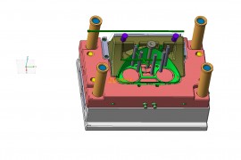 塑胶模具设计结构图纸0120