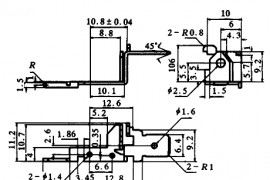 槽钢缺口的成形落料工艺及模具（图文教程）