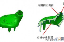 经典蓝牙耳机右外壳模具结构图文教程讲解