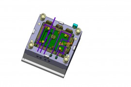 塑胶模具设计结构图纸0155