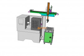 数控车床上下料机械手设备
