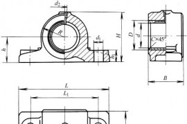 整体有衬正滑动轴承座尺寸(图文教程)