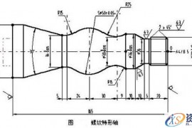 螺纹特形轴的数控车加工工艺与编程（图文教程）
