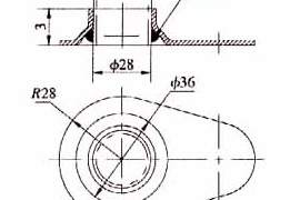 座椅腿固定板冲孔翻边模设计（图文教程）