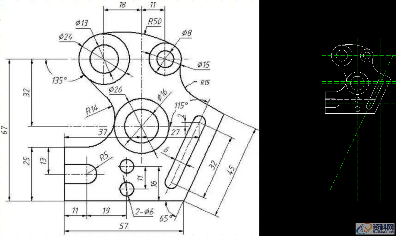 CAD机械制图技巧口诀,建议收藏!,投影,口诀,直线,剖面,视图,第6张 CAD机械制图技巧口诀,建议收藏!,投影,口诀,直线,剖面,视图,第6张