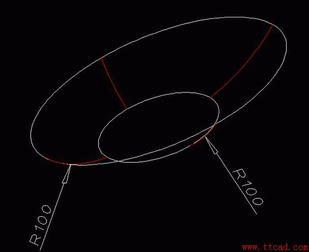 CAD绘制三维元宝(图文教程),椭圆,下图,参考,我们,元宝,第4张 CAD绘制三维元宝(图文教程),教你如何用CAD绘制三维元宝,椭圆,下图,参考,我们,元宝,第4张
