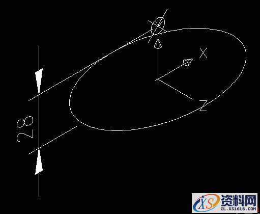 CAD绘制三维元宝(图文教程),椭圆,下图,参考,我们,元宝,第7张 CAD绘制三维元宝(图文教程),教你如何用CAD绘制三维元宝,椭圆,下图,参考,我们,元宝,第7张