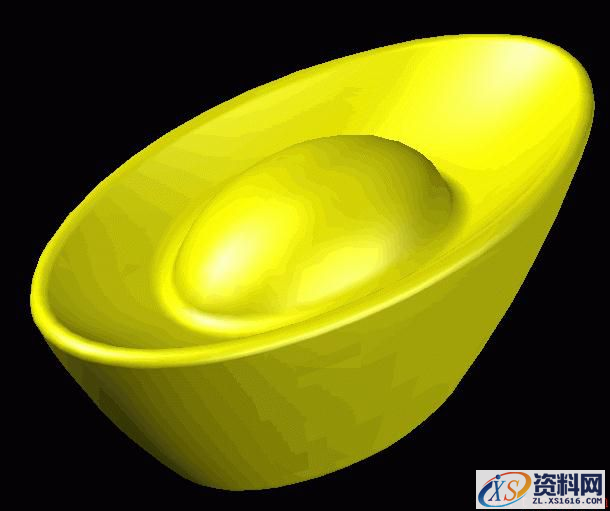 CAD绘制三维元宝(图文教程),椭圆,下图,参考,我们,元宝,第22张 CAD绘制三维元宝(图文教程),教你如何用CAD绘制三维元宝,椭圆,下图,参考,我们,元宝,第22张