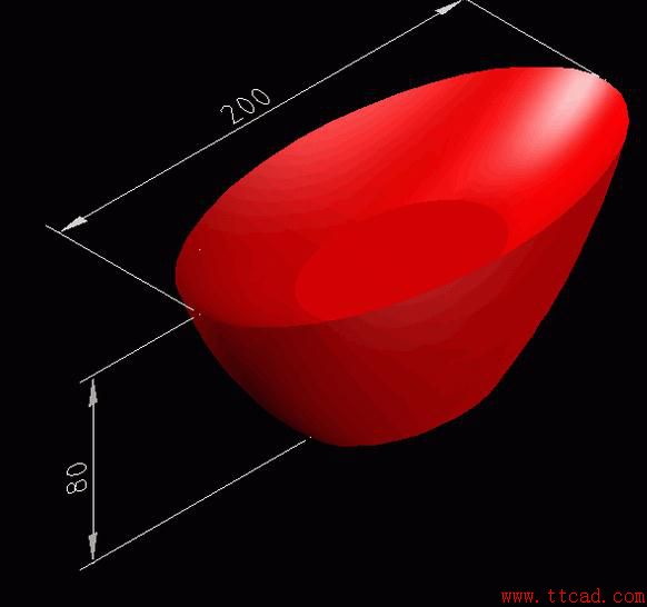 CAD绘制三维元宝(图文教程),椭圆,下图,参考,我们,元宝,第17张 CAD绘制三维元宝(图文教程),教你如何用CAD绘制三维元宝,椭圆,下图,参考,我们,元宝,第17张